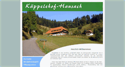 Desktop Screenshot of kaeppelehof-hausach.de