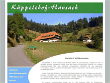 Tablet Screenshot of kaeppelehof-hausach.de